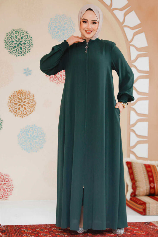 Emerald Green Turkish Abaya