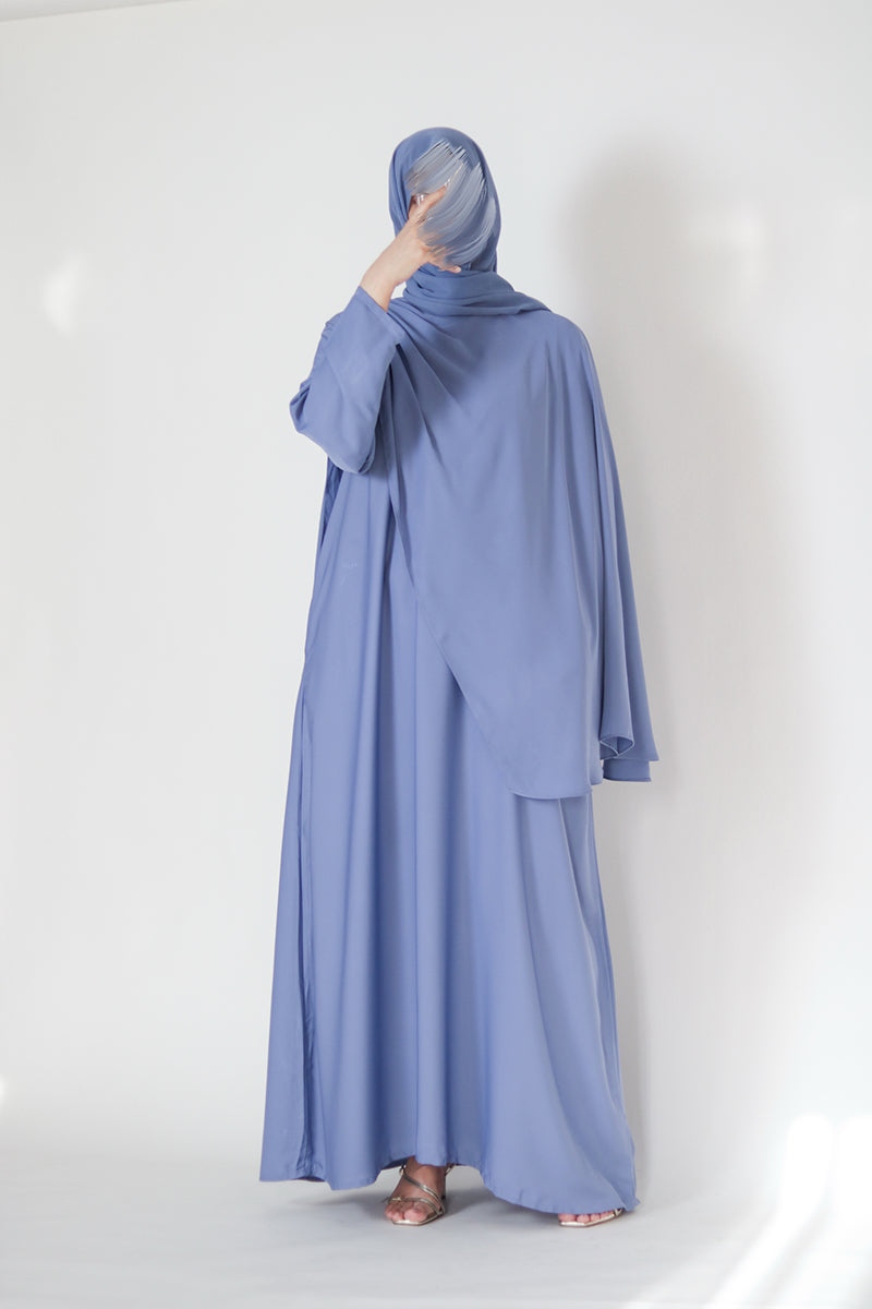 Soft Sky Modest Abaya