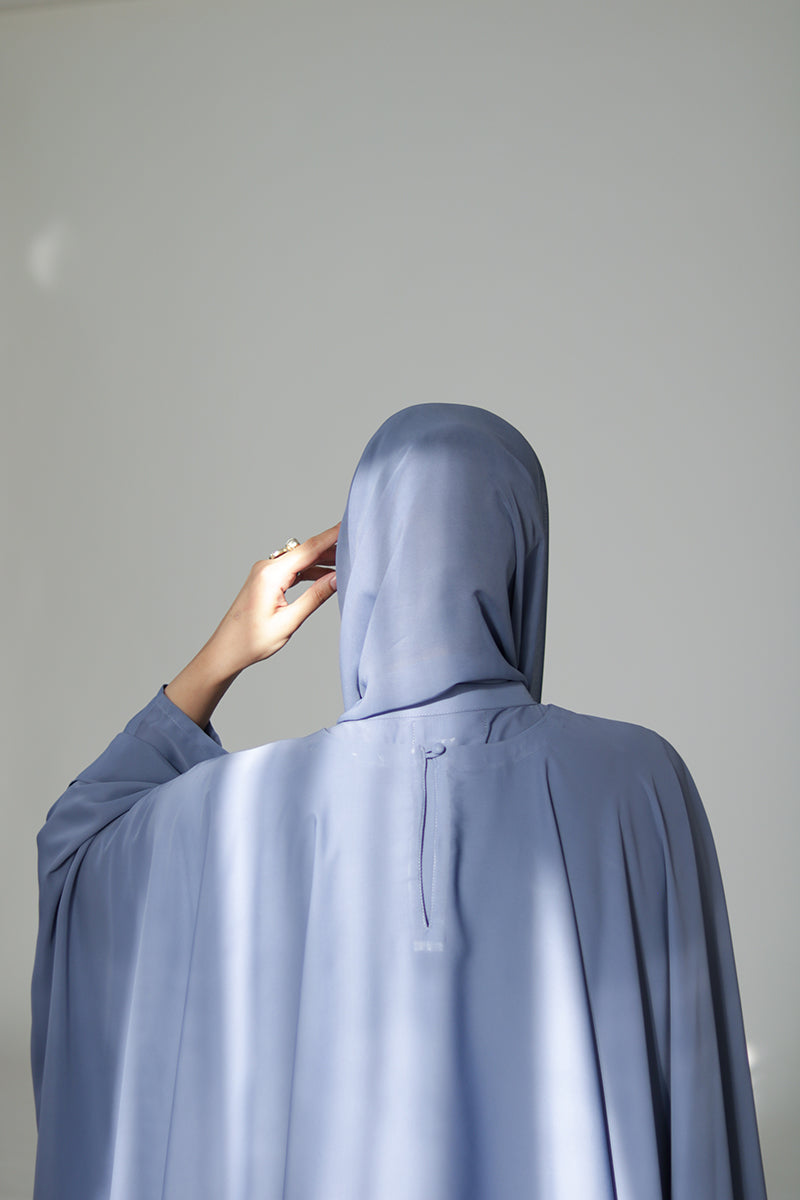 Soft Sky Modest Abaya