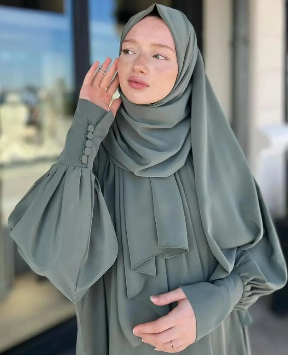 sage Green Full-Length Abaya
