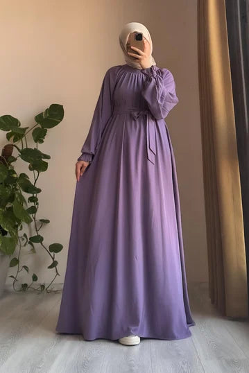 Lavender Mahinur Long Dress