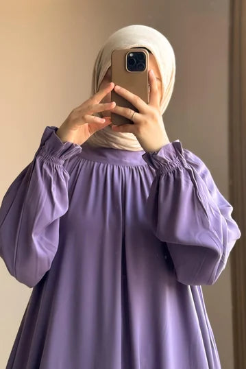Lavender Mahinur Long Dress