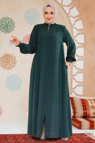 Emerald Green Turkish Abaya