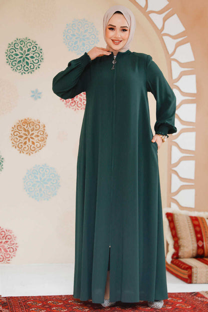 Emerald Green Turkish Abaya