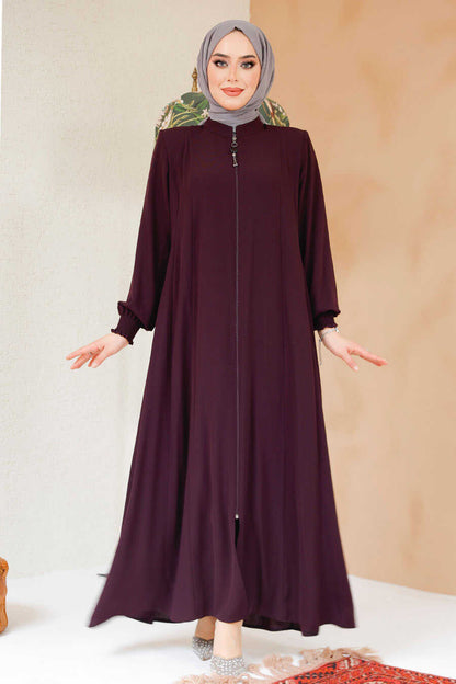 Plum Modest Abaya