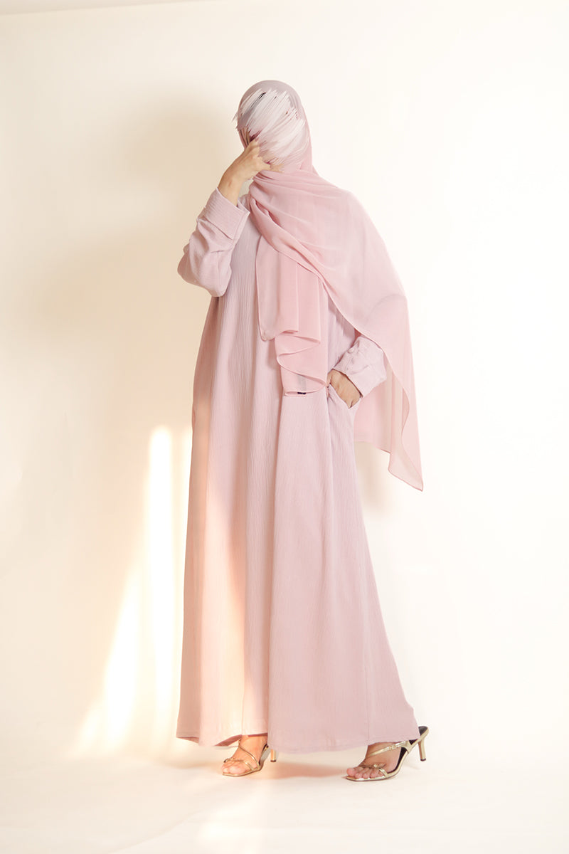 Blush Rose Modest Abaya