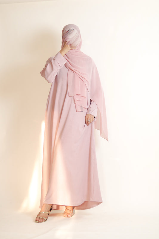 Blush Rose Modest Abaya