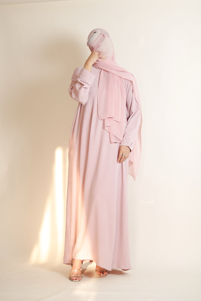 Blush Rose Modest Abaya