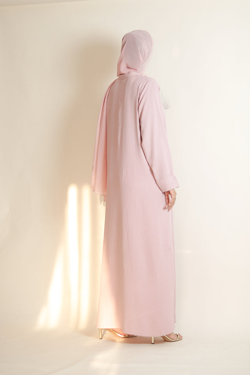 Blush Rose Modest Abaya